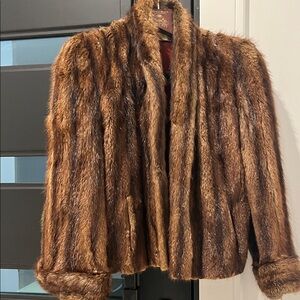 Luxurious Brown Fur Jacket